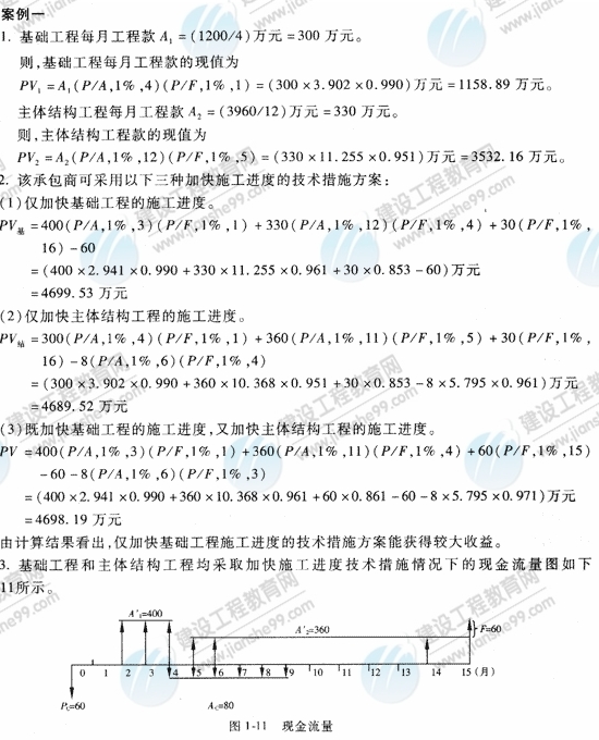 09年造價工程師《工程造價案例分析》經(jīng)典習(xí)題