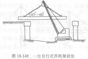 自行式吊機架設法