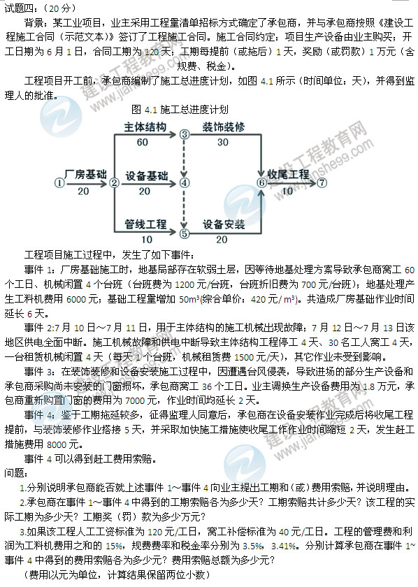 2012年造價工程師試題