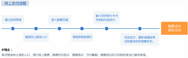 2017二級建造師網(wǎng)上報名流程：網(wǎng)上繳費(fèi)