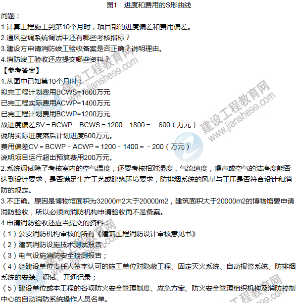 2013年一級(jí)建造師機(jī)電工程試題及答案(案例一)