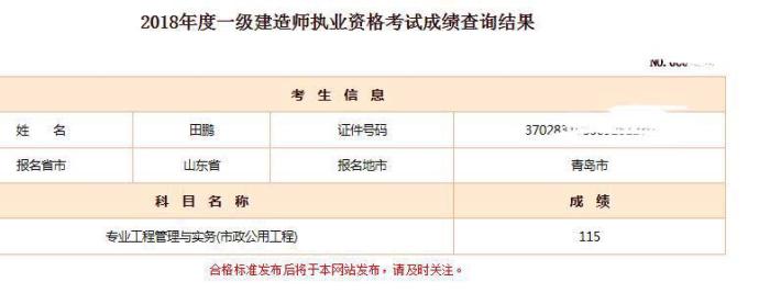 2018年一級(jí)建造師考試通過情況