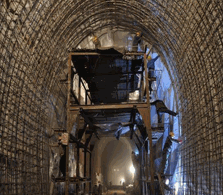 二級建造師考試知識點:隧道結構組成