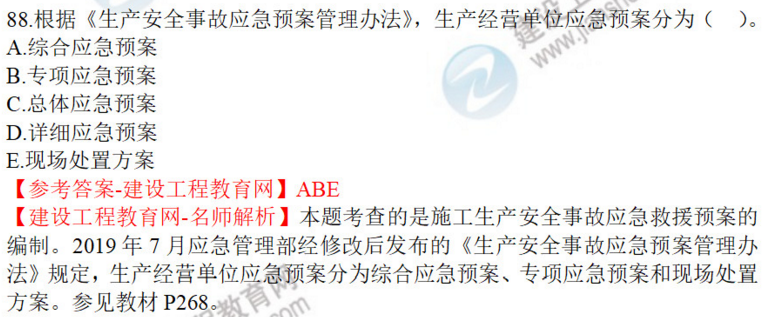 一建法規(guī)試題88