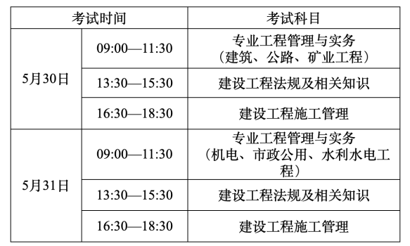 考試時(shí)間 考試時(shí)間